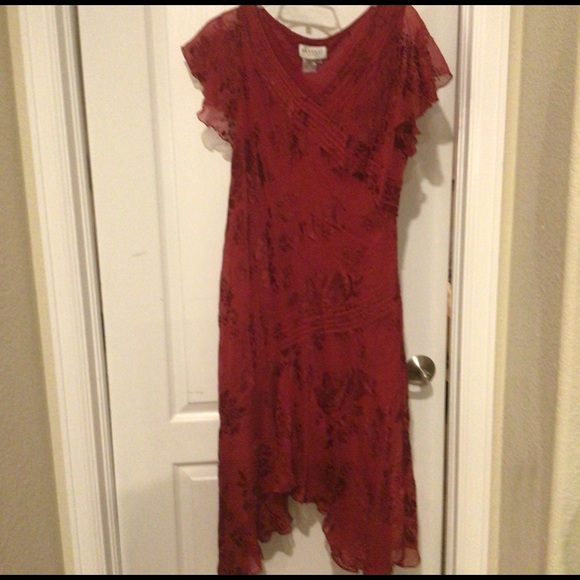 Papelle red size 14P dress - Picture 7 of 8